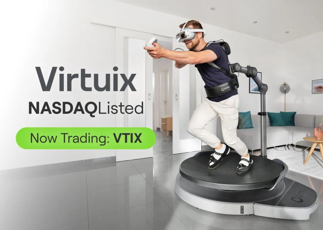 祝贺Virtuix纳斯达克上市！尊龙(中国)时凯携手加速AI融合应用产业化